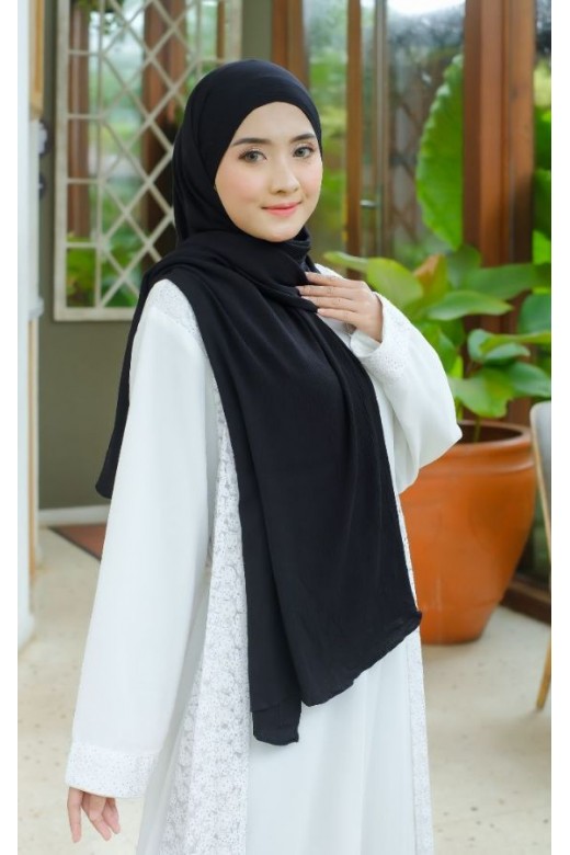 Pasmina Instan Organic Alia Black